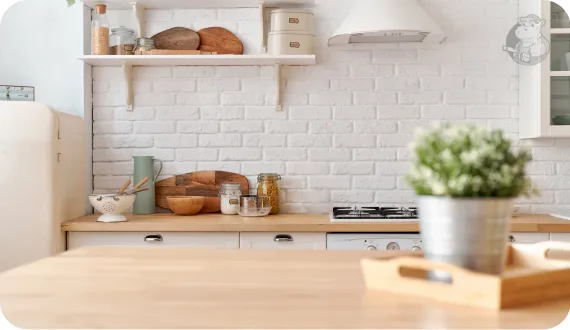 przytulna domowa kuchnia po metamorfozie bez remontu